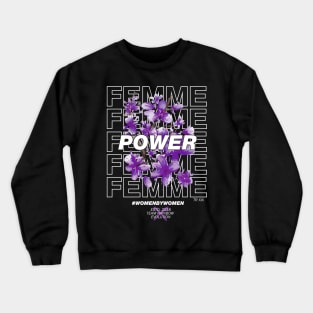 Team Rainbow Femme power Flo Crewneck Sweatshirt